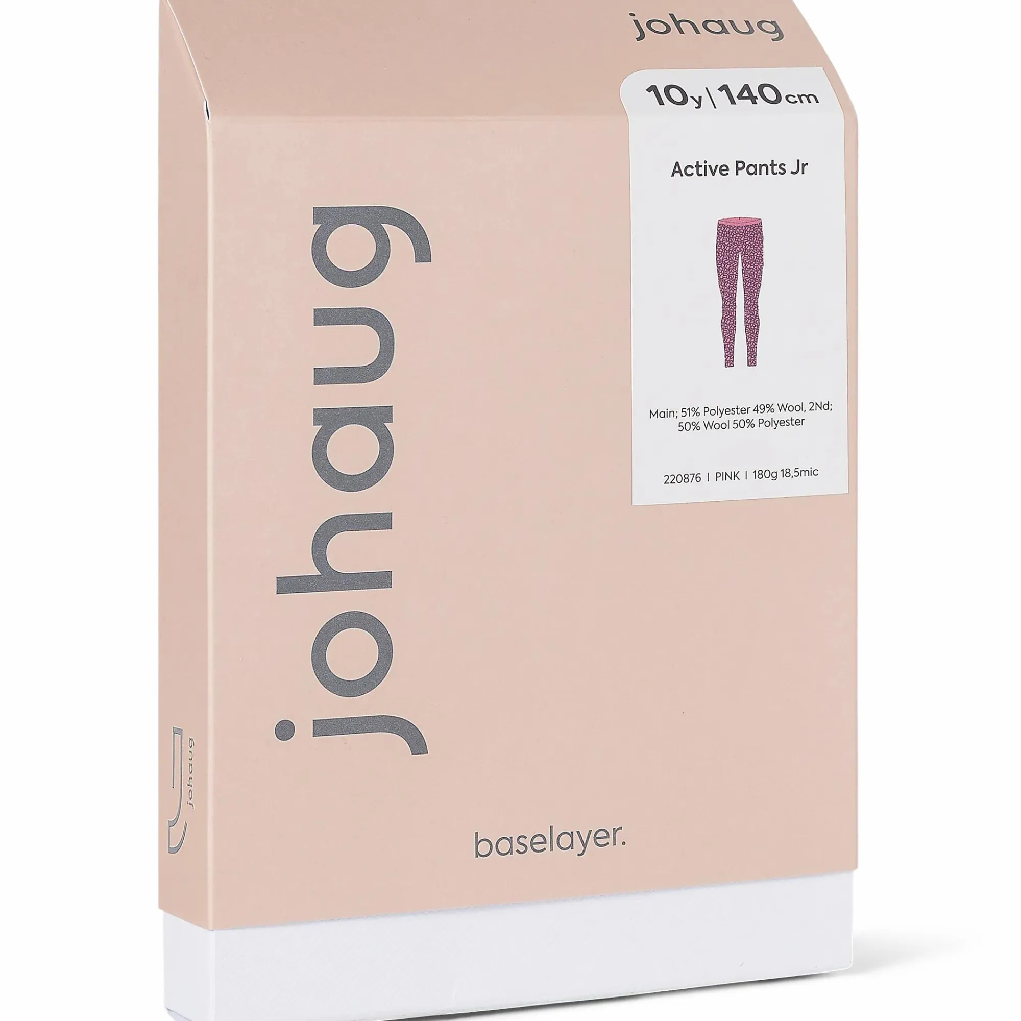 JOHAUG active pants jr- Teknisk/ull Undertøy·Stillongs|Friluftsklær