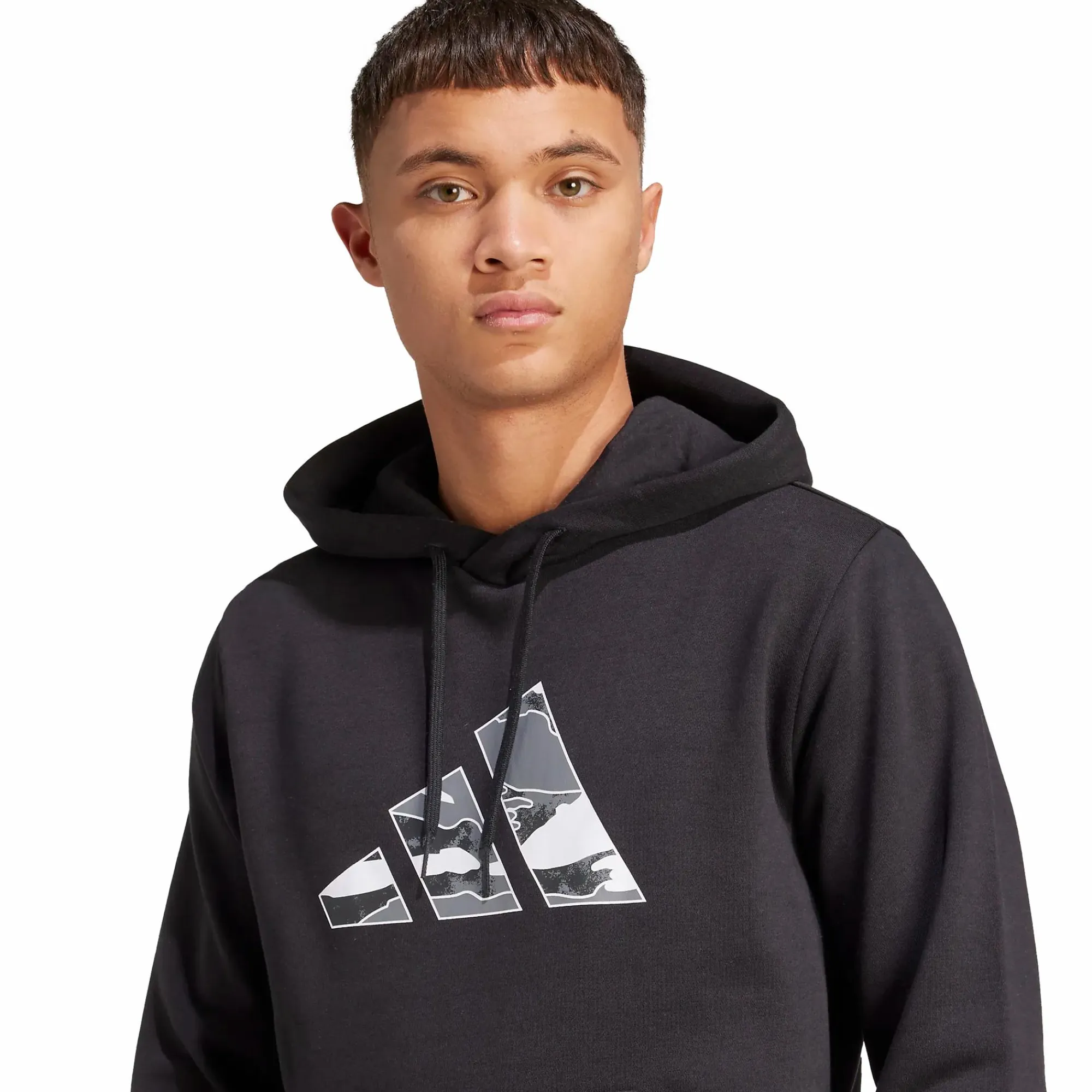 ADIDAS camo 3b hood m- Genser·Hettegensere