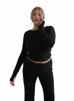 AIM´N ease ribbed long sleeve top- Genser·Treningsgensere