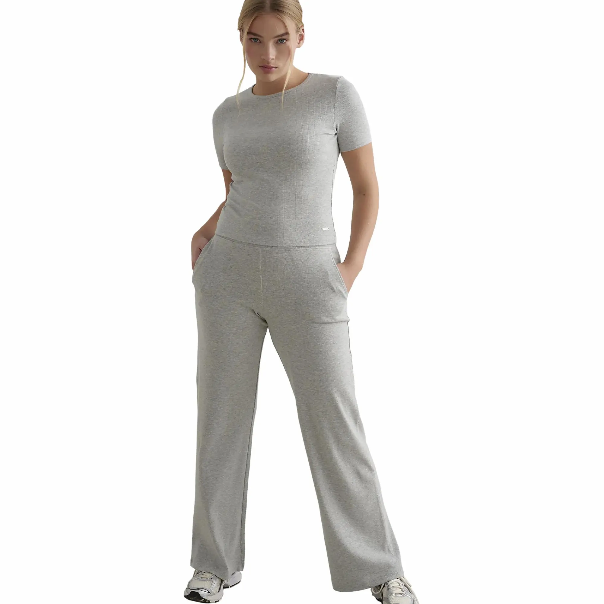 AIM´N ease ribbed short sleeve- Genser·Treningsgensere