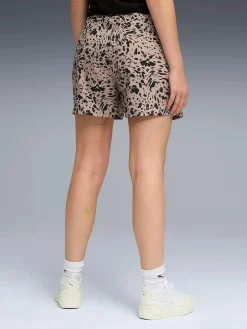PUMA ess graphic animal high-rise aop woven shorts 4- Shorts·Fritidsshorts