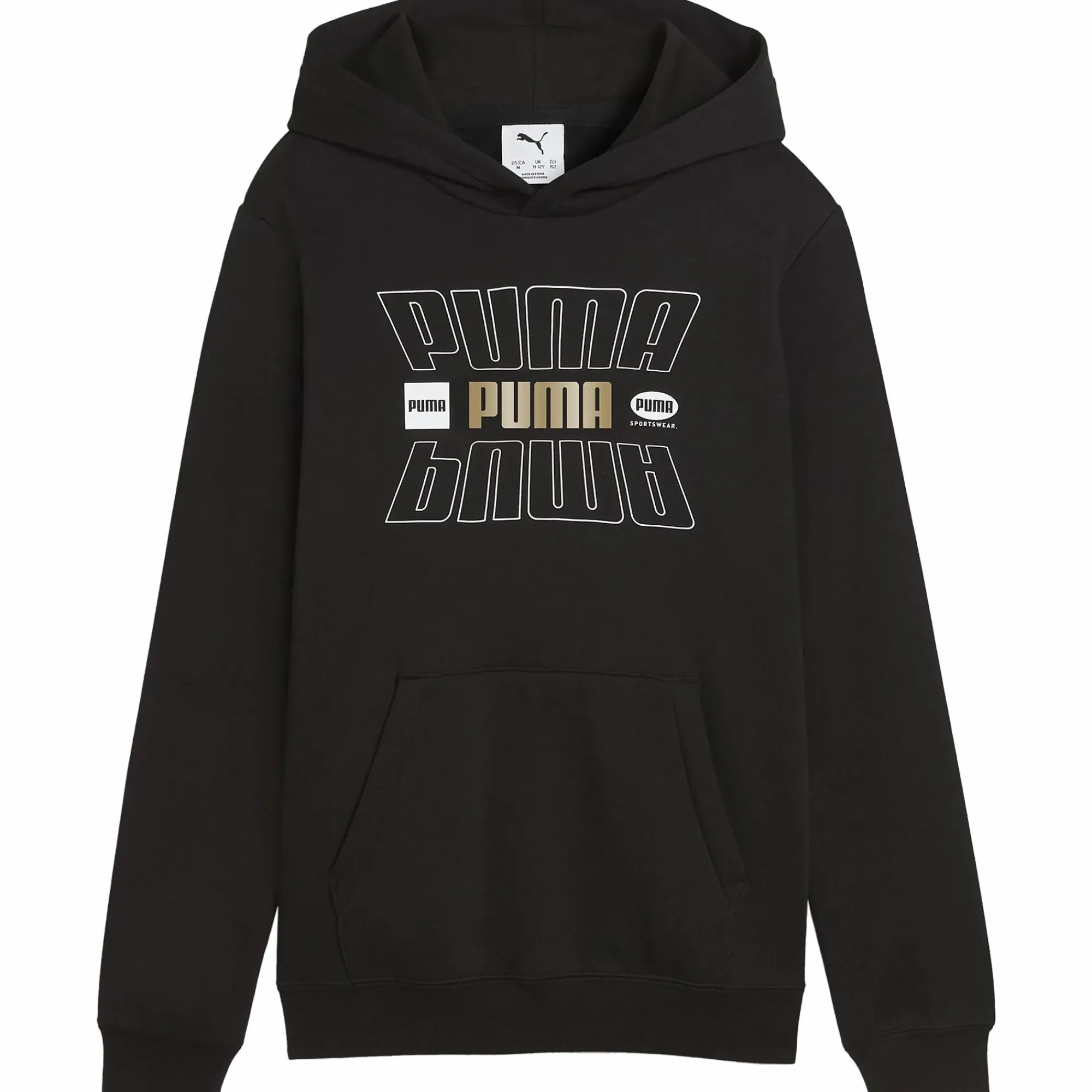 PUMA ess logo lab holiday hoodie jr- Genser·Hettegensere