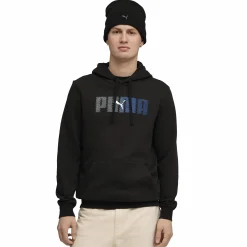 PUMA ess logo lab hoodie fl m- Genser·Hettegensere