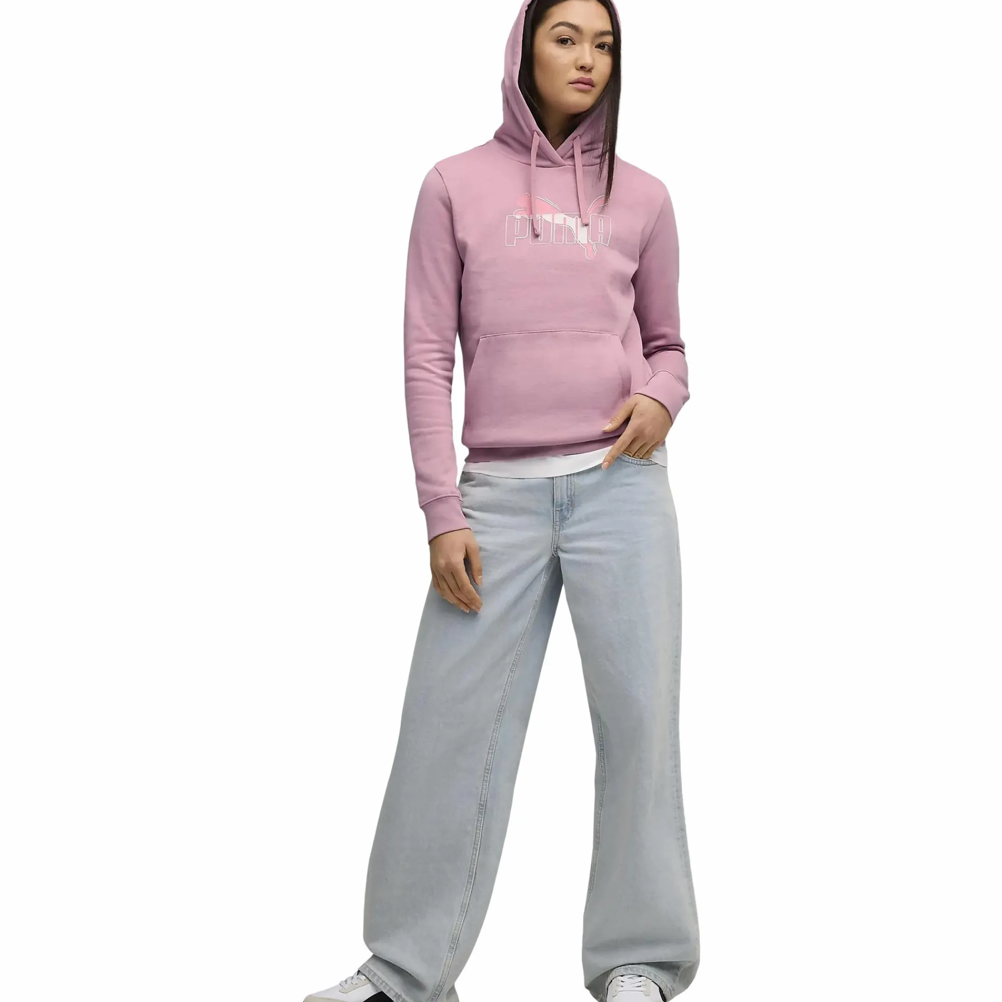PUMA ess logo lab hoodie fl w- Genser·Hettegensere