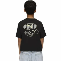 PUMA ess logo lab relax tee jr- T-skjorter Og Singlet·T-skjorter