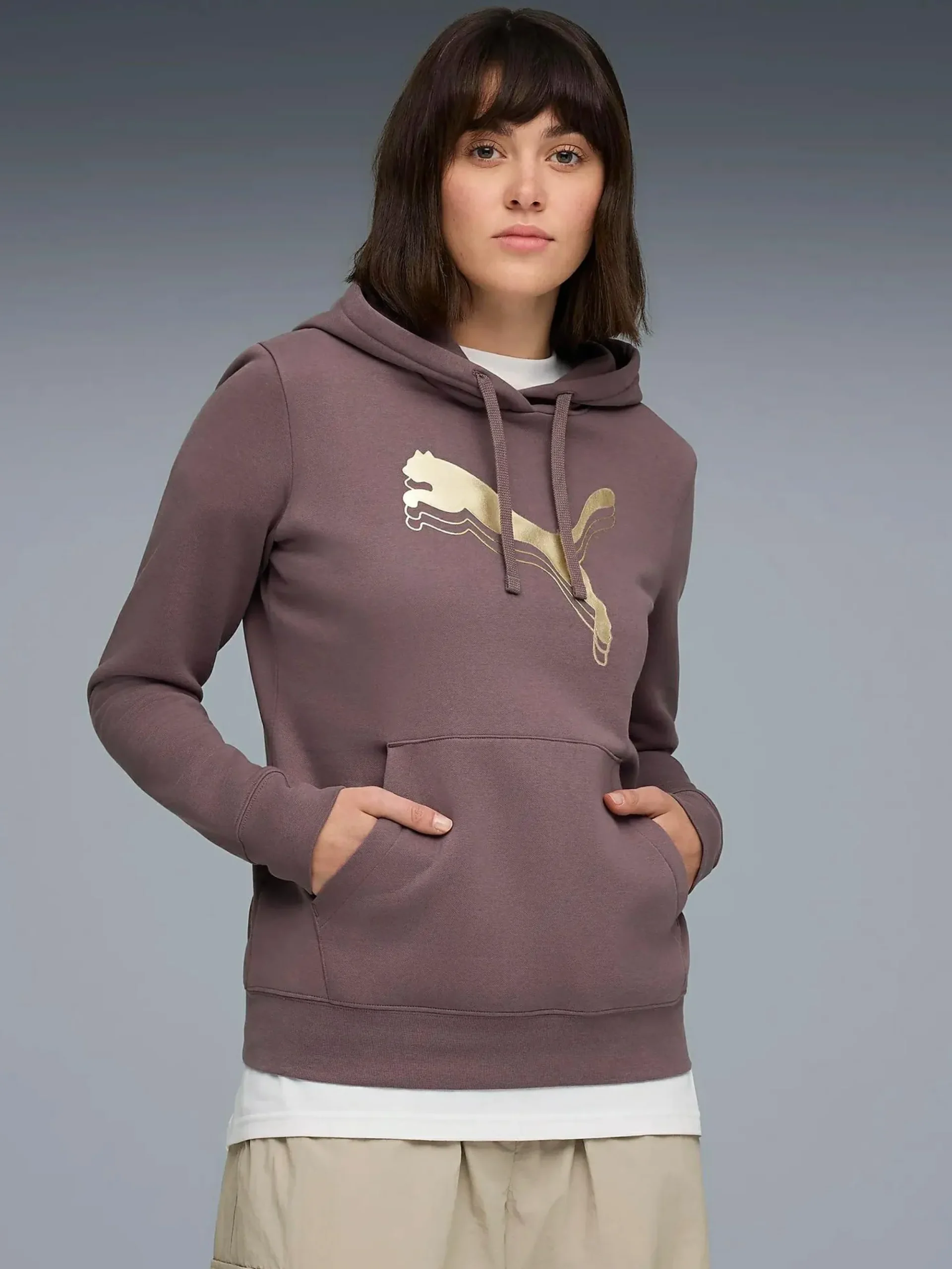 PUMA ess metallic hoodie w- Genser·Hettegensere