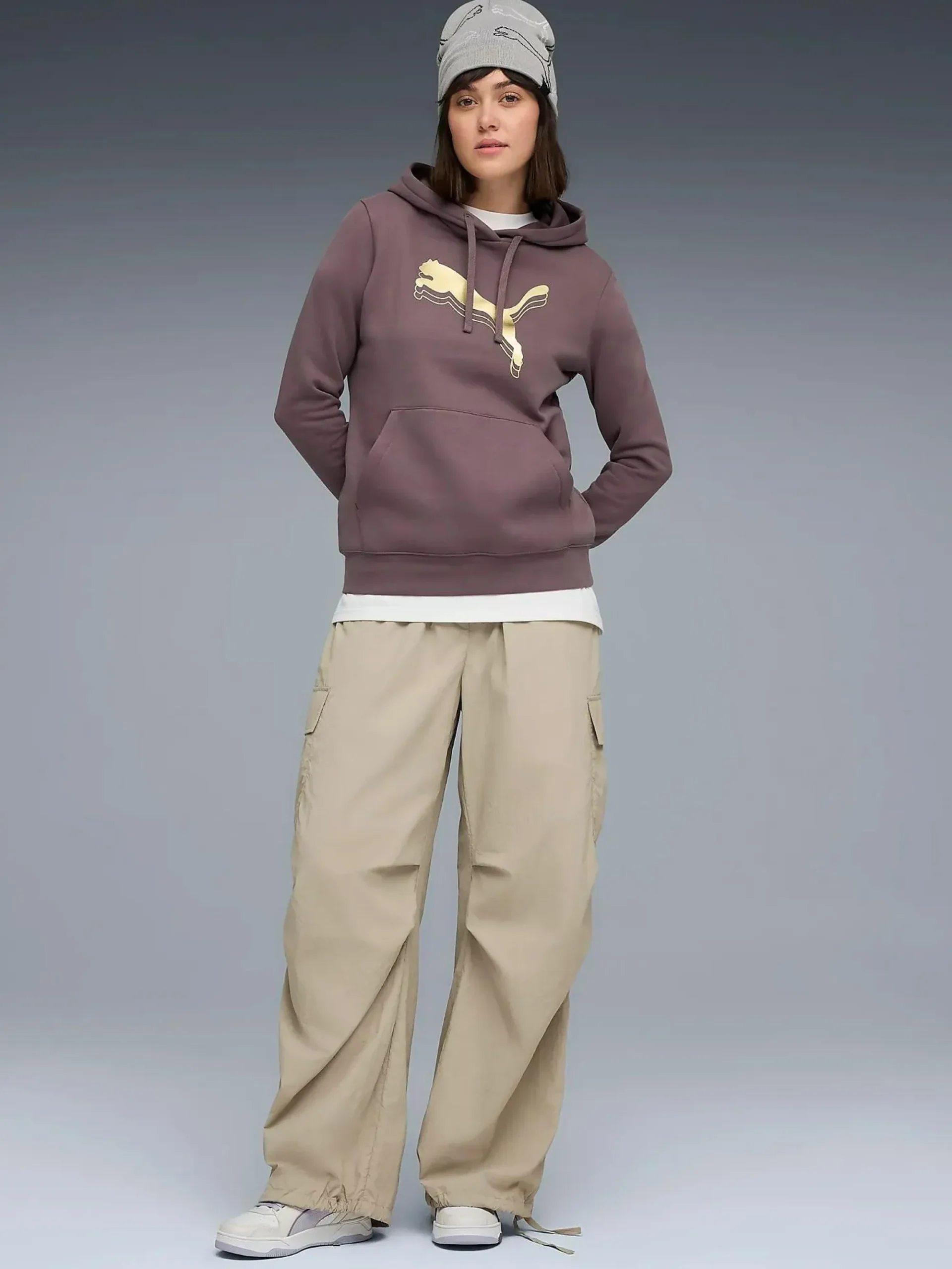 PUMA ess metallic hoodie w- Genser·Hettegensere