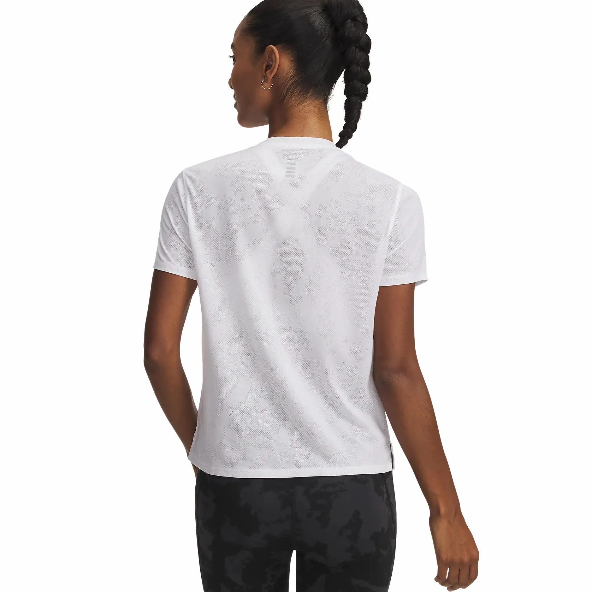 UNDER ARMOUR launch jacquard tee w- Genser·Treningsgensere|Treningsklær