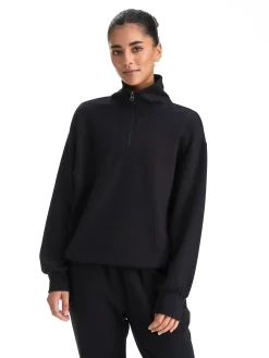 LE DON DE VIE lounge half zip w- Genser·Collegegensere