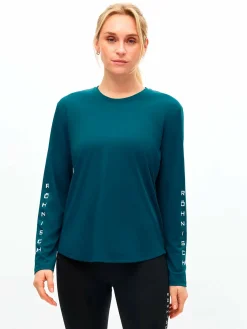 RÖHNISCH lush logo long sleeve- Treningsklær|Genser·Treningsgensere
