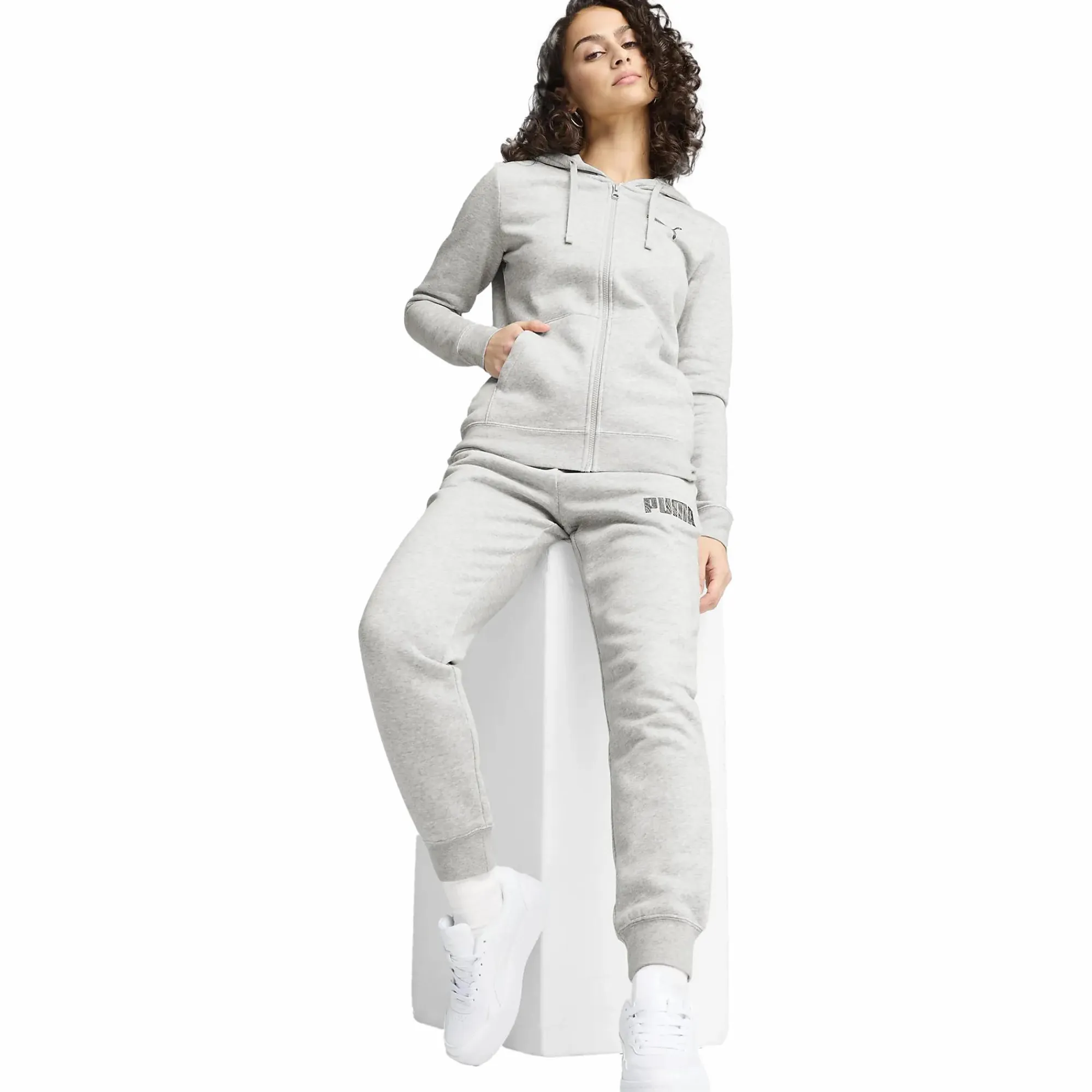 PUMA mass merch zip hood w- Genser·Hettegensere