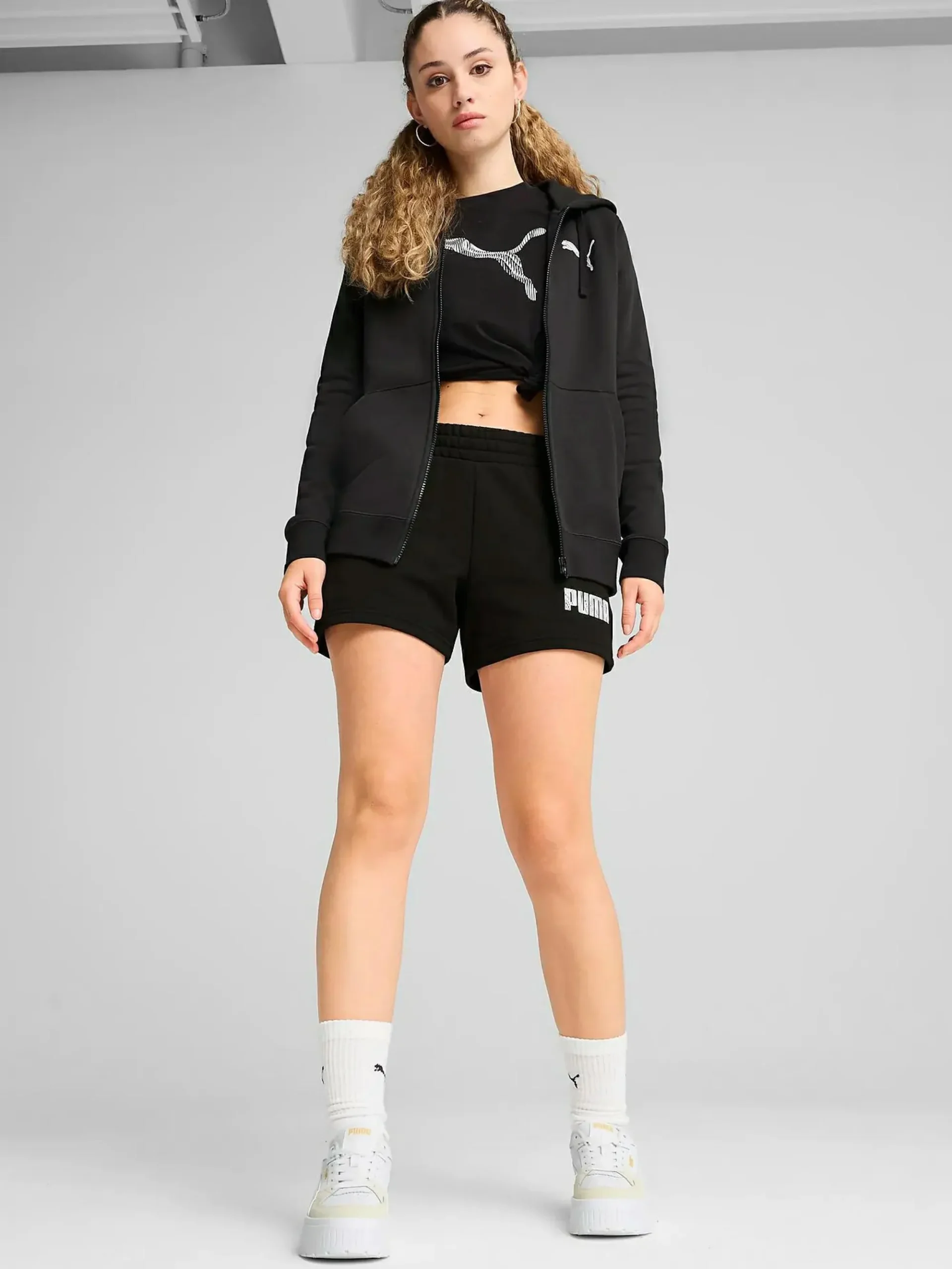 PUMA mass merch zip hood w- Genser·Hettegensere