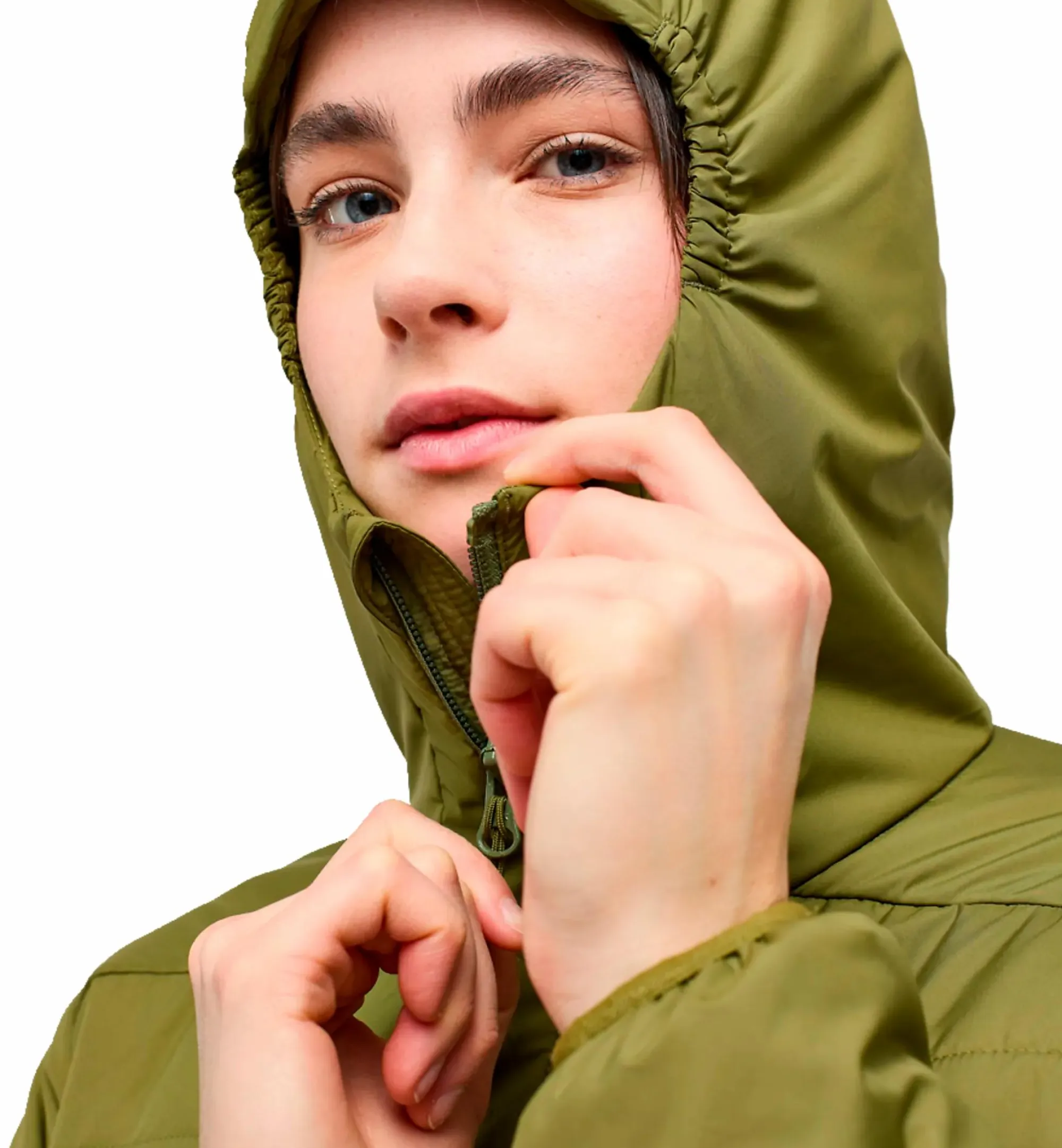 HAGLÖFS mimic silver hood women- Jakker·Dunjakker|Jakker·Vinterjakker