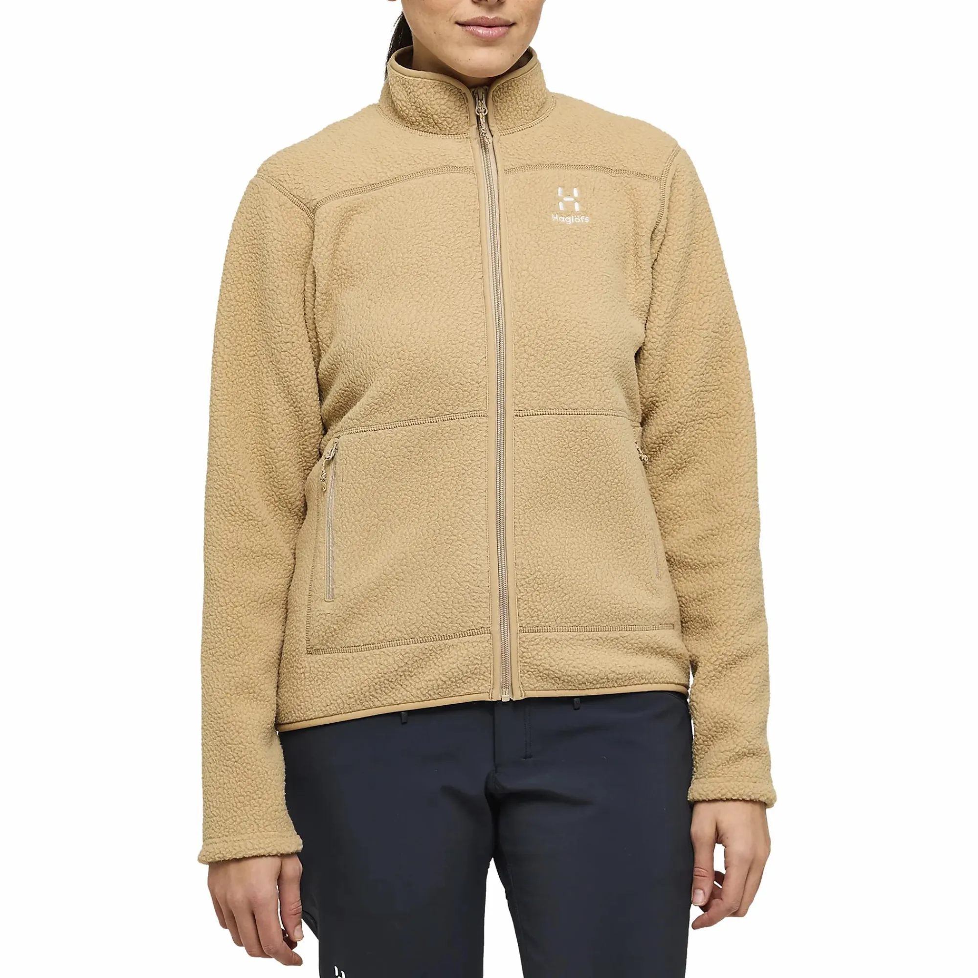 HAGLÖFS mossa pile jacket women- Fleece|Genser·Fleecegensere