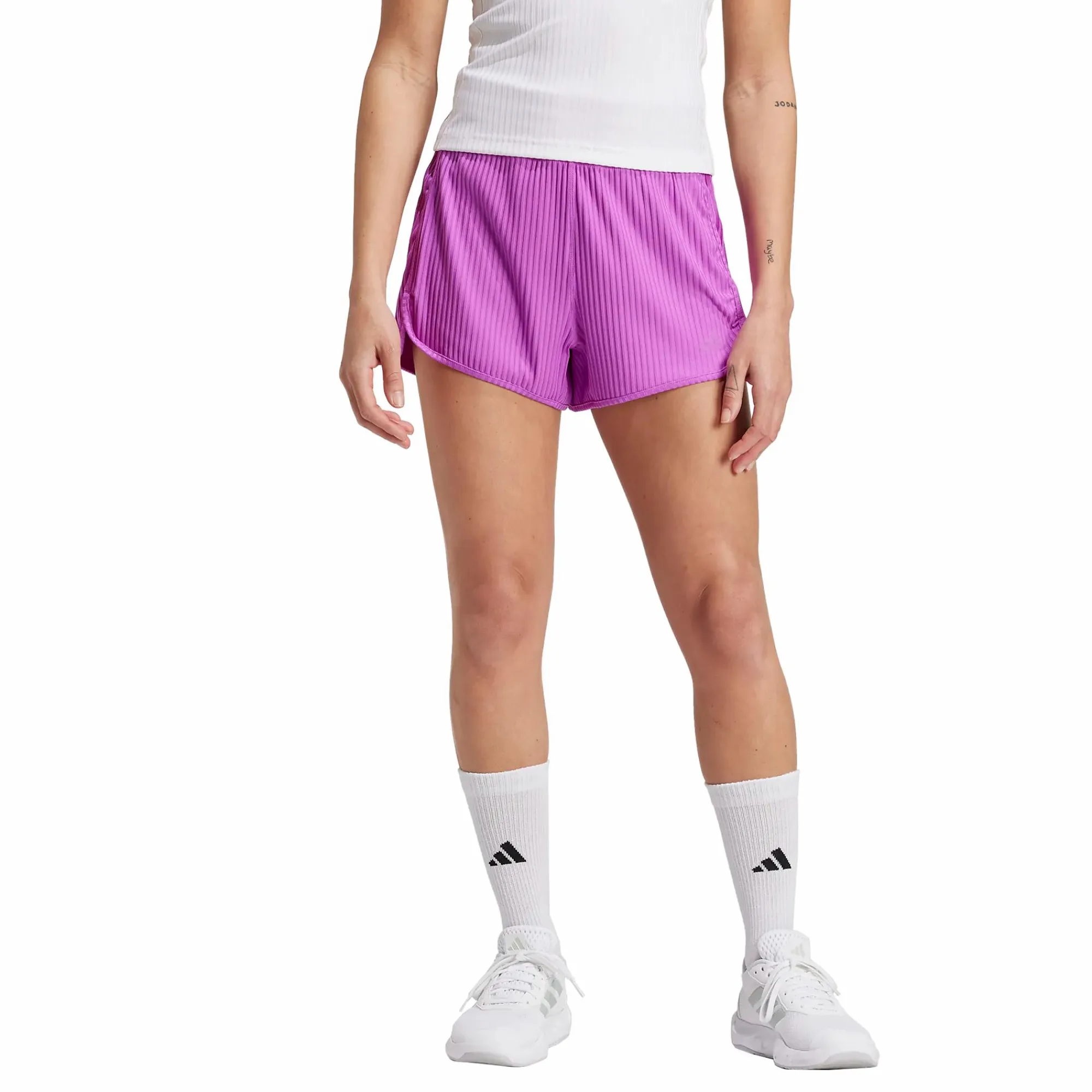 ADIDAS pacer rib short- Shorts·Treningsshorts|Treningsklær