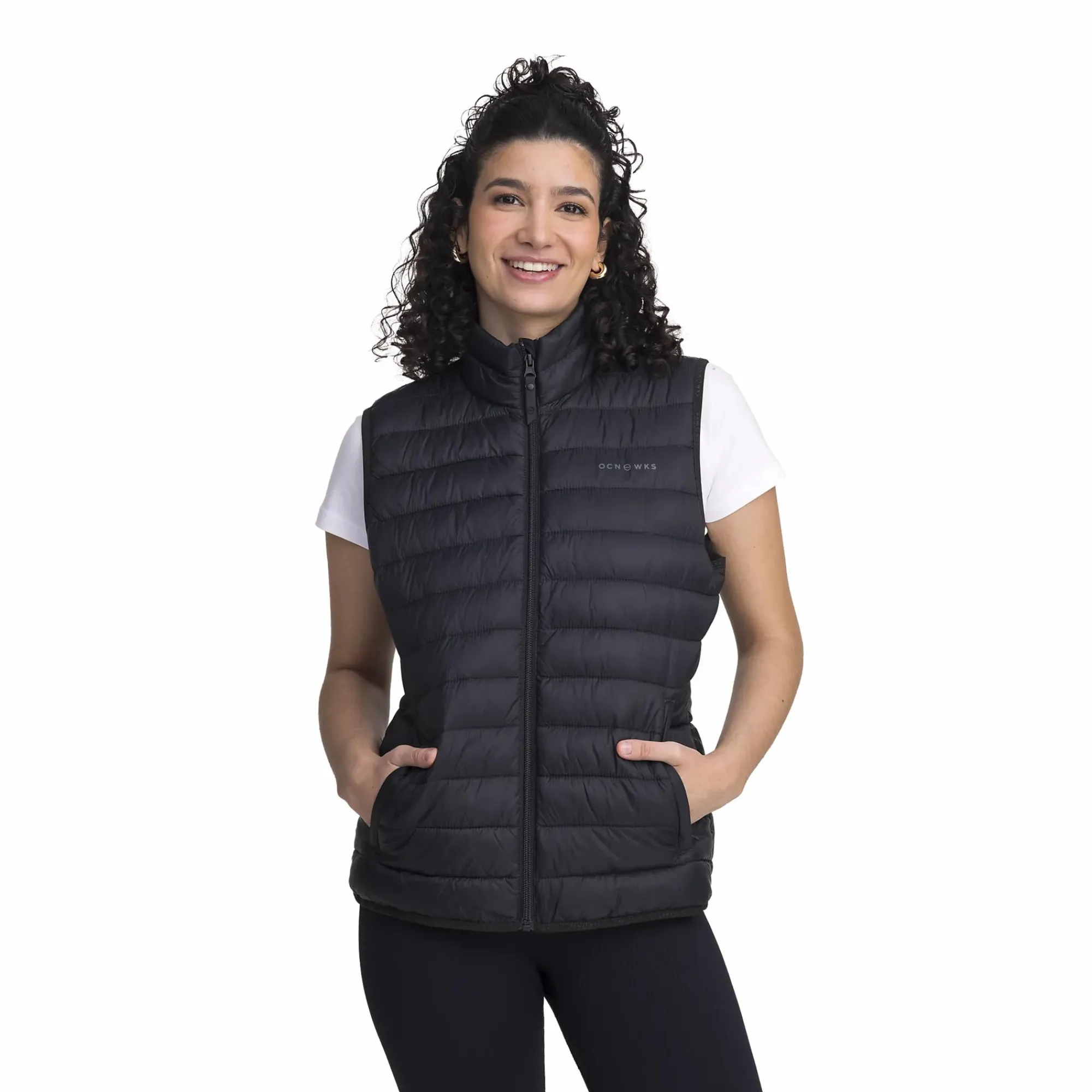OCEAN WORKS padded vest w- Jakker·Vester|Vester