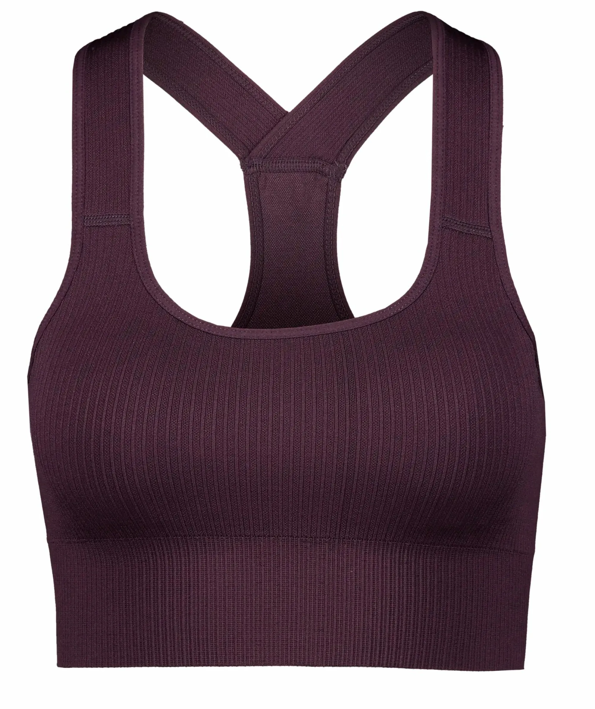 TRIDRI ribbed seamless bra w- Sports-bh|Treningsklær