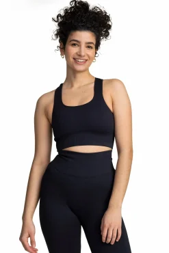 TRIDRI ribbed seamless bra w- Sports-bh|Treningsklær