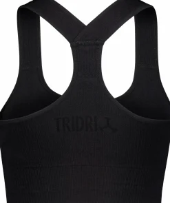 TRIDRI ribbed seamless bra w- Sports-bh|Treningsklær