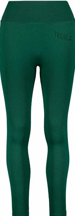 TRIDRI ribbed seamless tights w- Tights·Treningstights|Tights·Løpetights