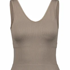 TRIDRI ribbed seamless top w- Treningsklær