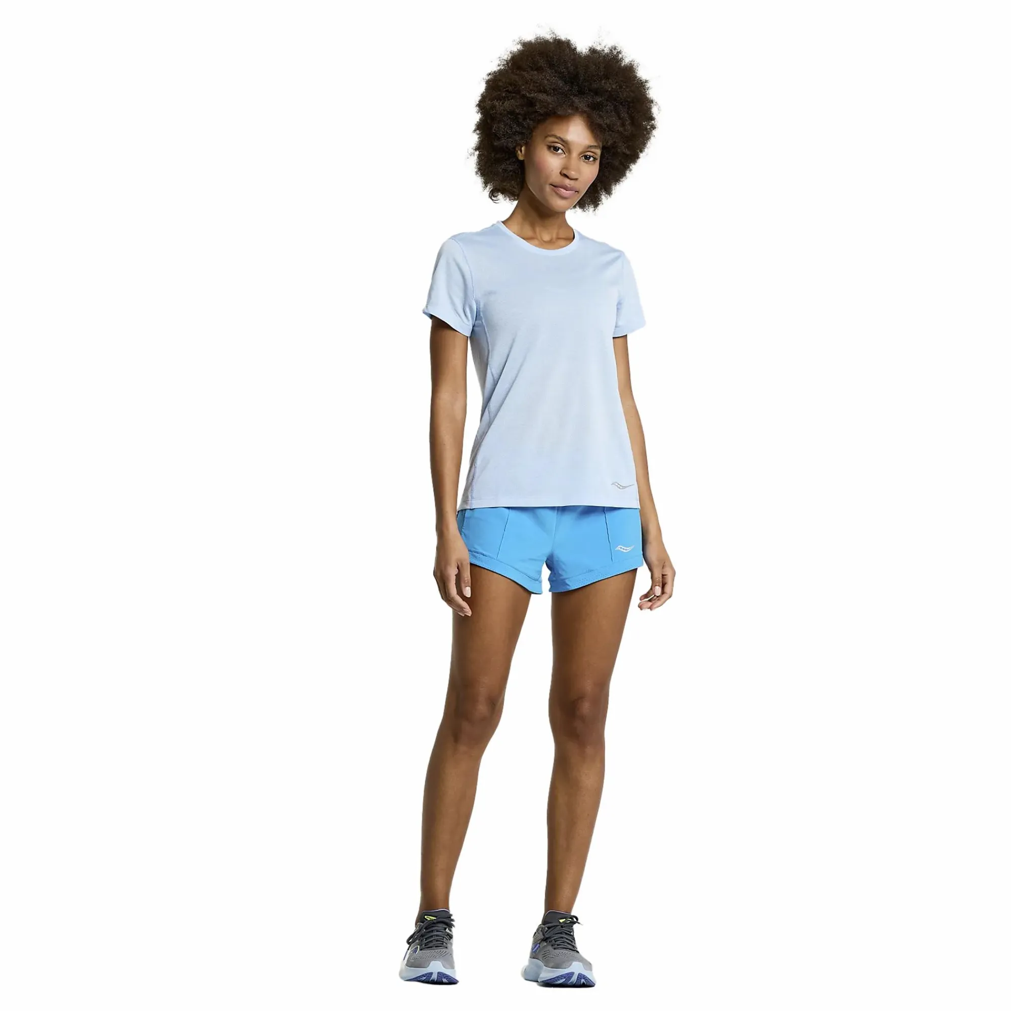 SAUCONY stopwatch short sleeve- Topper & Singlet·Treningstopper|Løpeklær