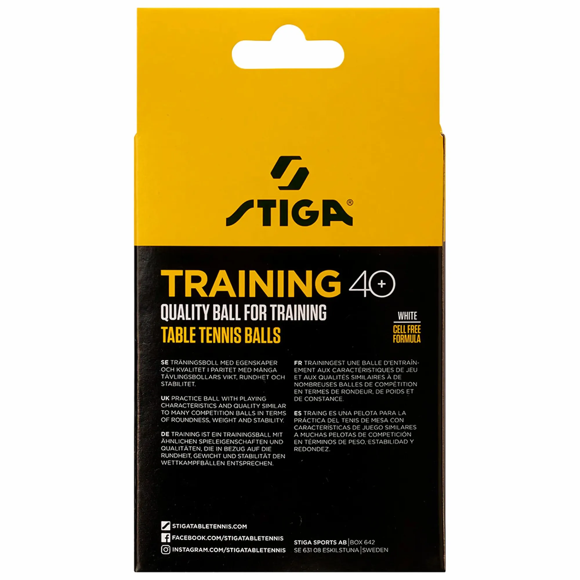 STIGA training ball 12p- Tilbehør Racketsport