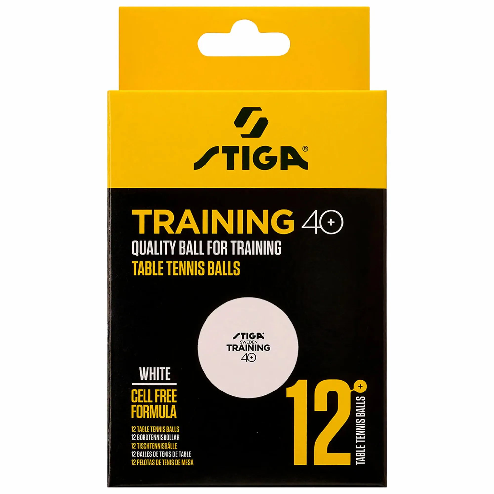 STIGA training ball 12p- Tilbehør Racketsport