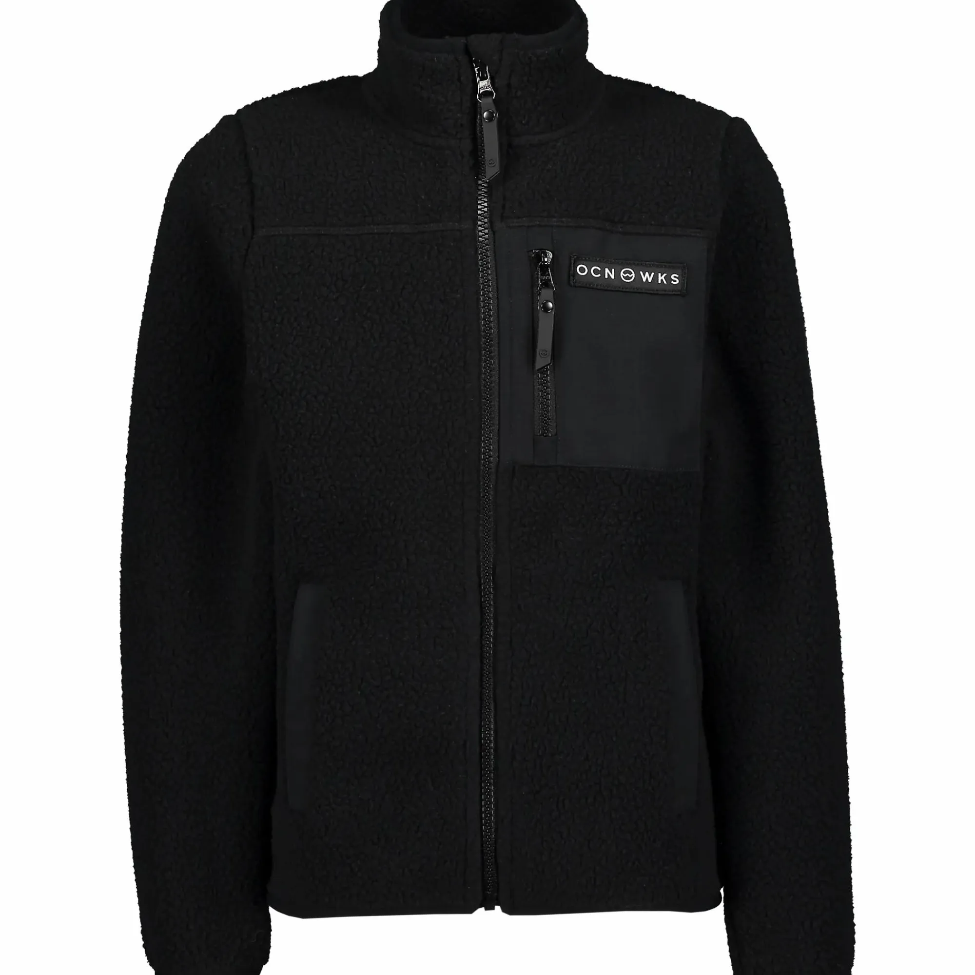 OCEAN WORKS zip pile jacket jr- Genser·Fleecegensere|Friluftsklær